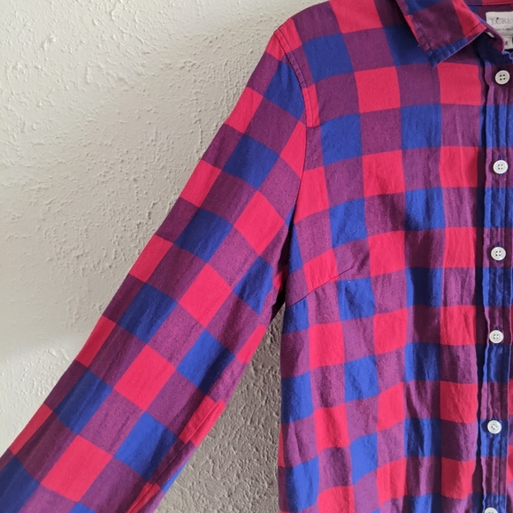 J. Crew Boy Fit Buffalo Plaid Shirt - Picture 3 of 6